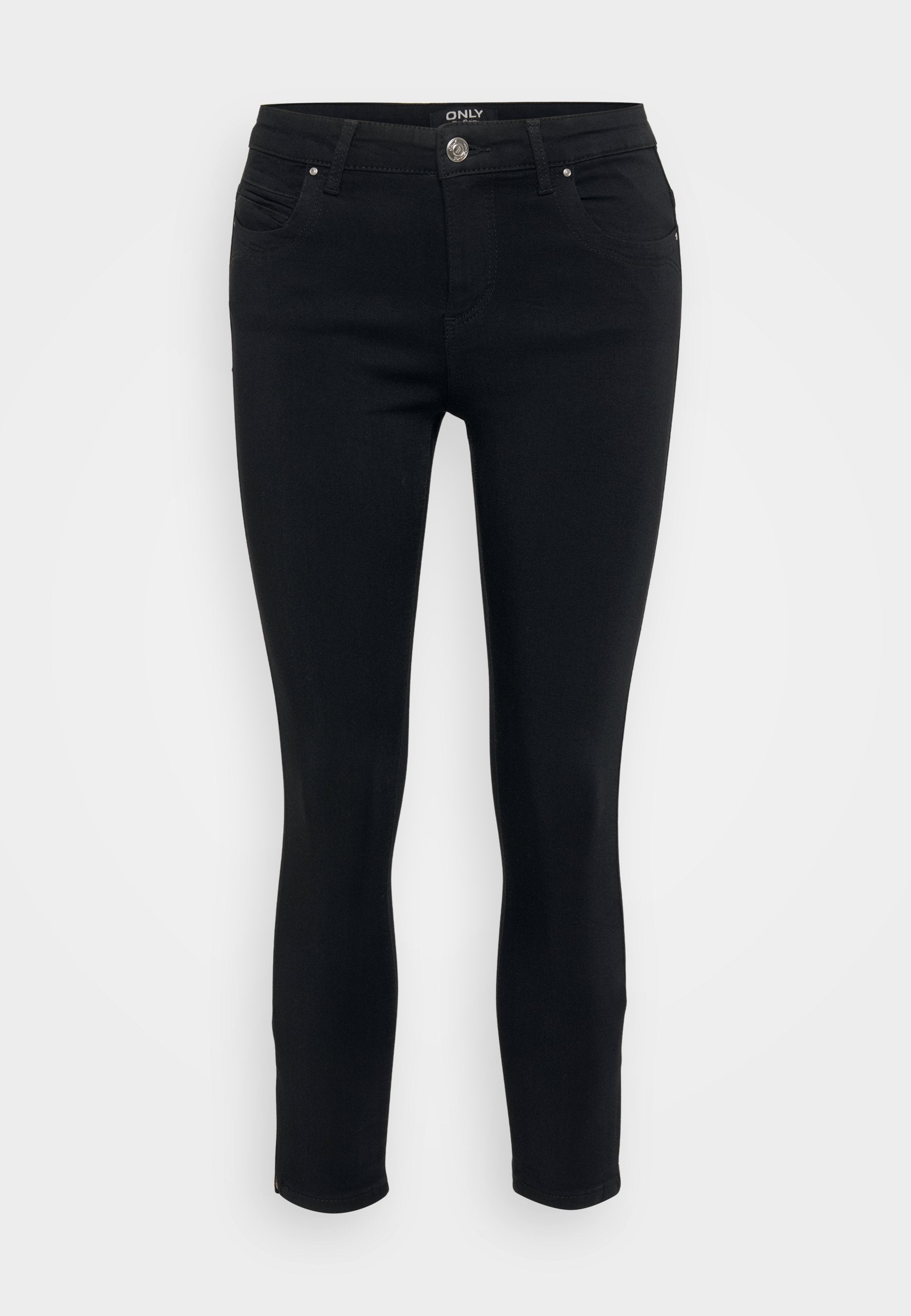 ONLY Petite ONLKENDELL ZIP - Jeans Skinny Fit - Washed Black