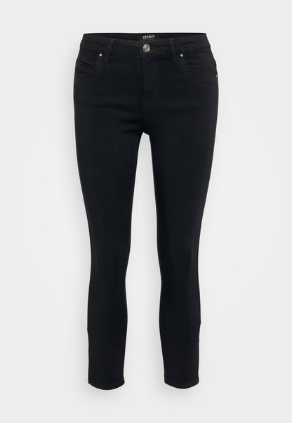 ONLY Petite ONLKENDELL ZIP - Jeans Skinny Fit - Washed Black
