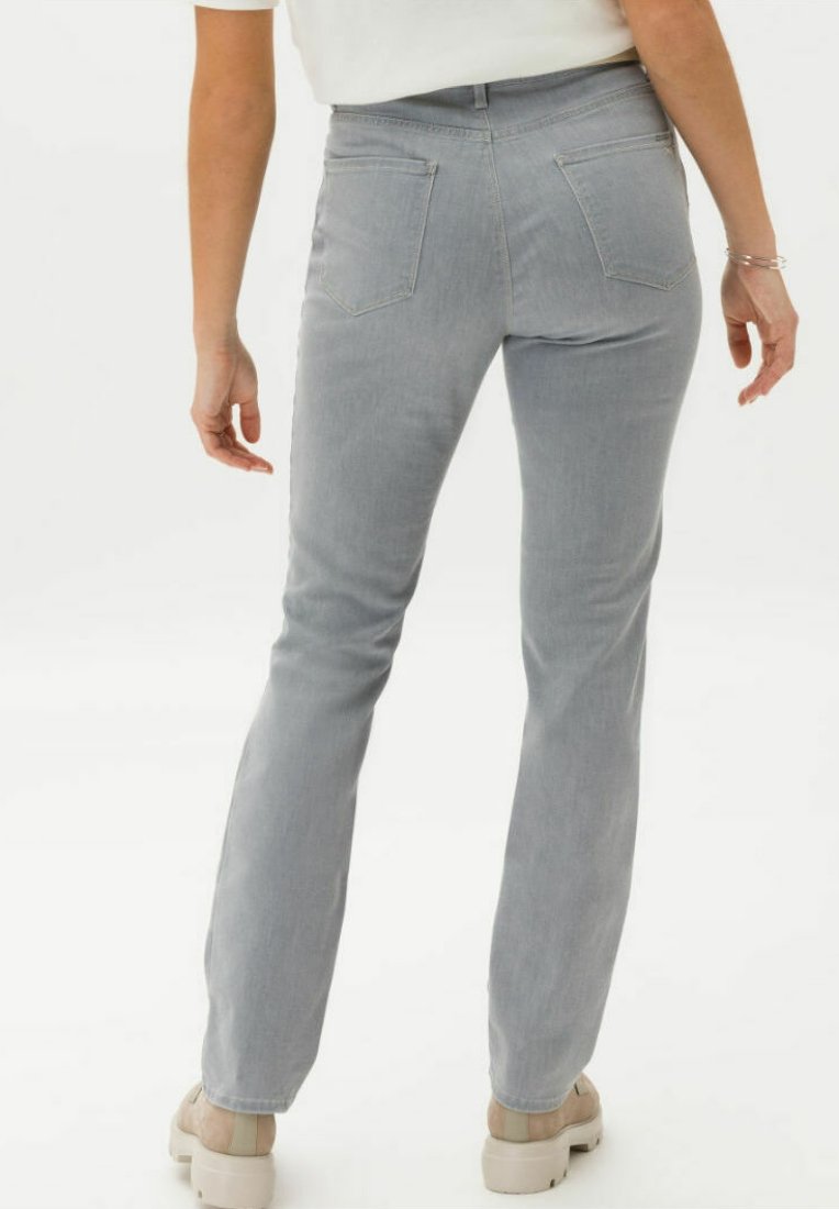 BRAX STYLE MARY - Jeans Straight Leg - Used Light Grey