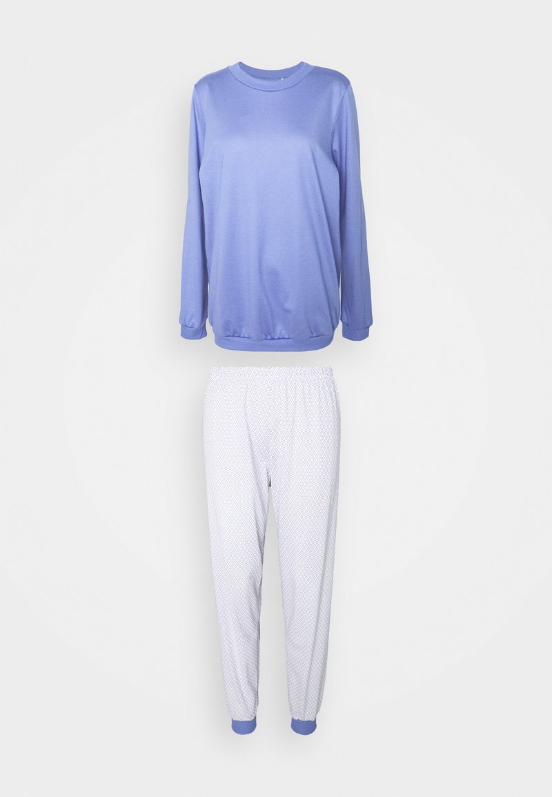 Calida LOVELY NIGHTS PYJAMA SET - Nachtwäsche Set - Bleached Denim