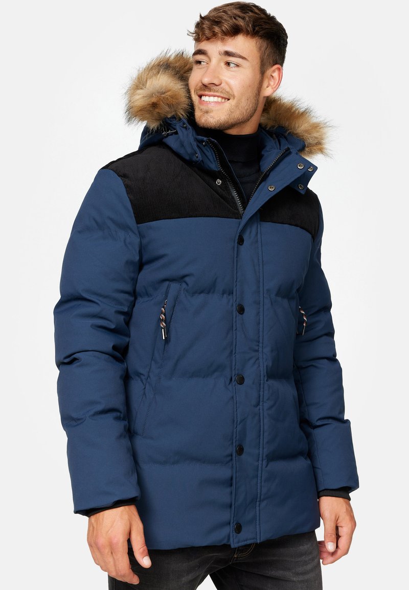 Indicode Jeans HEXYL - Wintermantel - Navy