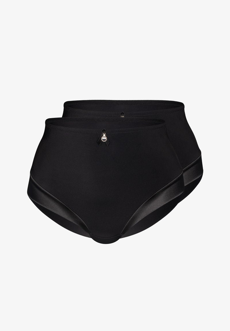  SHINY SUSTAINABLE 2ER PACK - Slip - Black