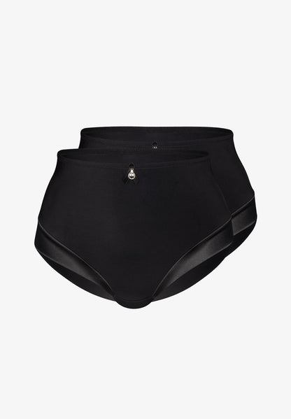  SHINY SUSTAINABLE 2ER PACK - Slip - Black