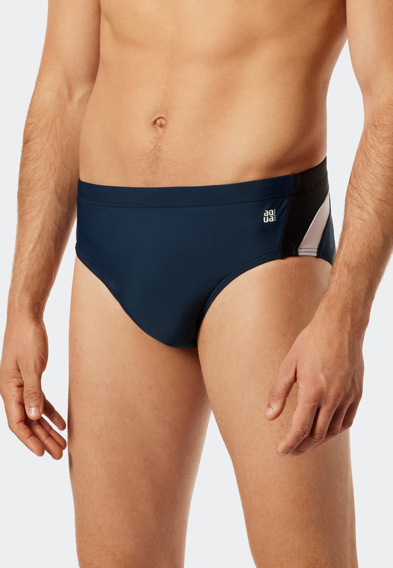 Schiesser BADEHOSE - Badehose Slip - Admiral