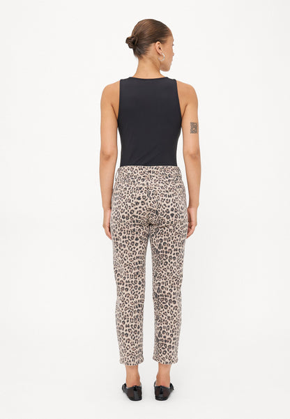 ONLY Petite ONLEMILY LEO - Straight Leg Jeans - Brown/beige