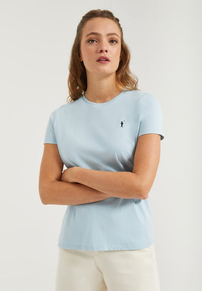 POLO CLUB SHORT SLEEVE RIGBY GO - T-Shirt Basic - Sky Blue