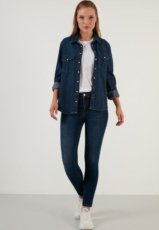 LELA SLIM FIT - Jeans Skinny Fit - Dark Blue