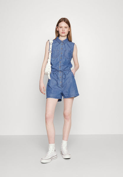 ONLY ONLMILEN PLAYSUIT - Jumpsuit - Medium Blue Denim