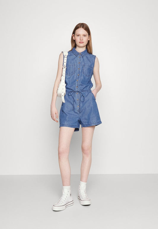 ONLY ONLMILEN PLAYSUIT - Jumpsuit - Medium Blue Denim