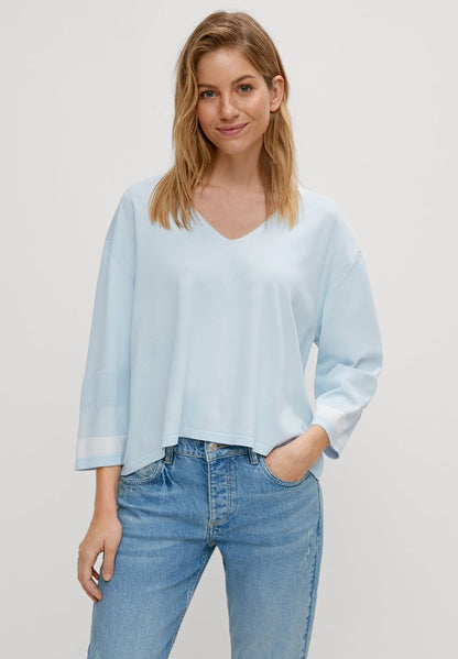  AJOUR DETAIL - Strickpullover - Light Blue