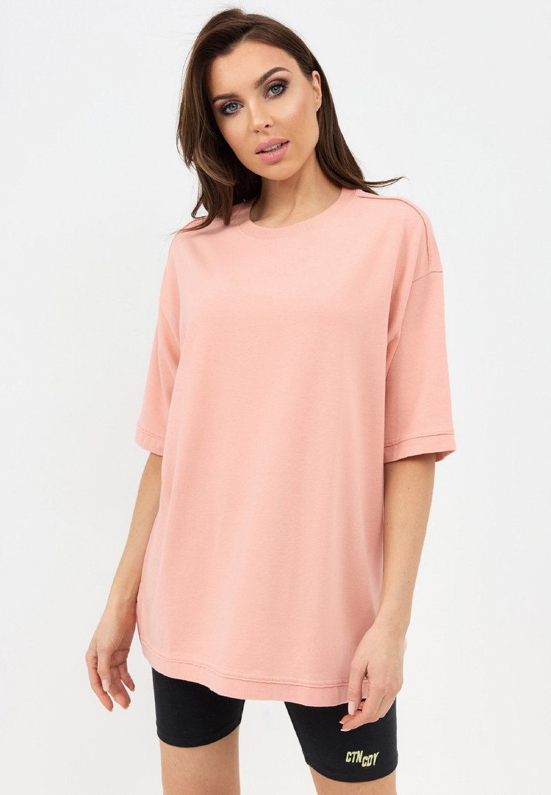  DERYA - T-Shirt Basic - Coral