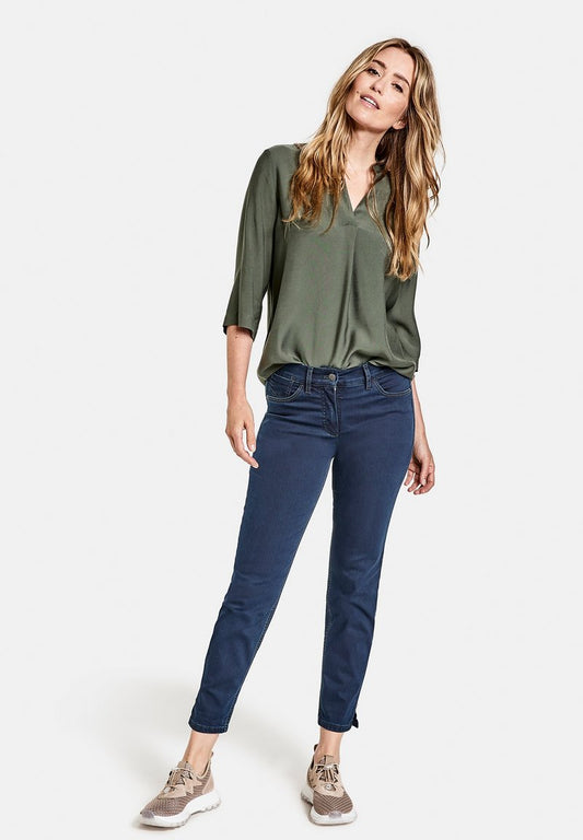 Gerry Weber BEST ME - Jeans Skinny Fit - Dark Blue Denim