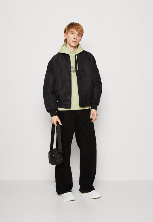 Calvin Klein Jeans BADGE SLEEVE POCKET - Bomberjacke - Black