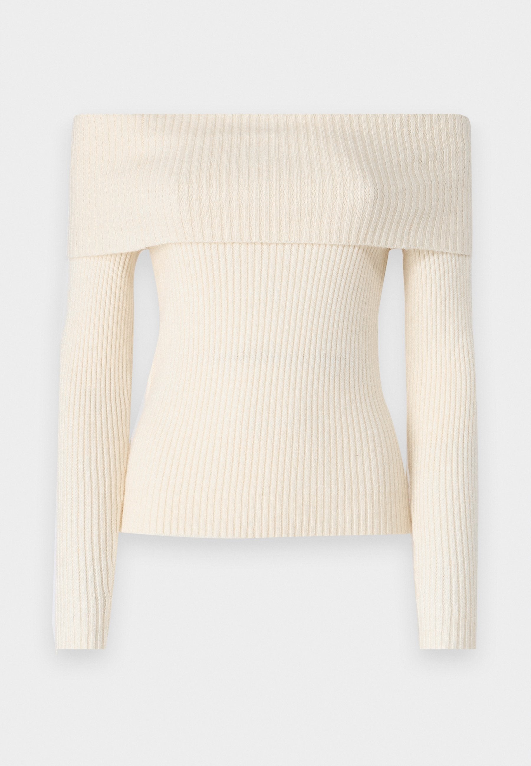 ONLY Petite ONLKATIA OFF SHOULDER - Jumper - Whitecap Gray