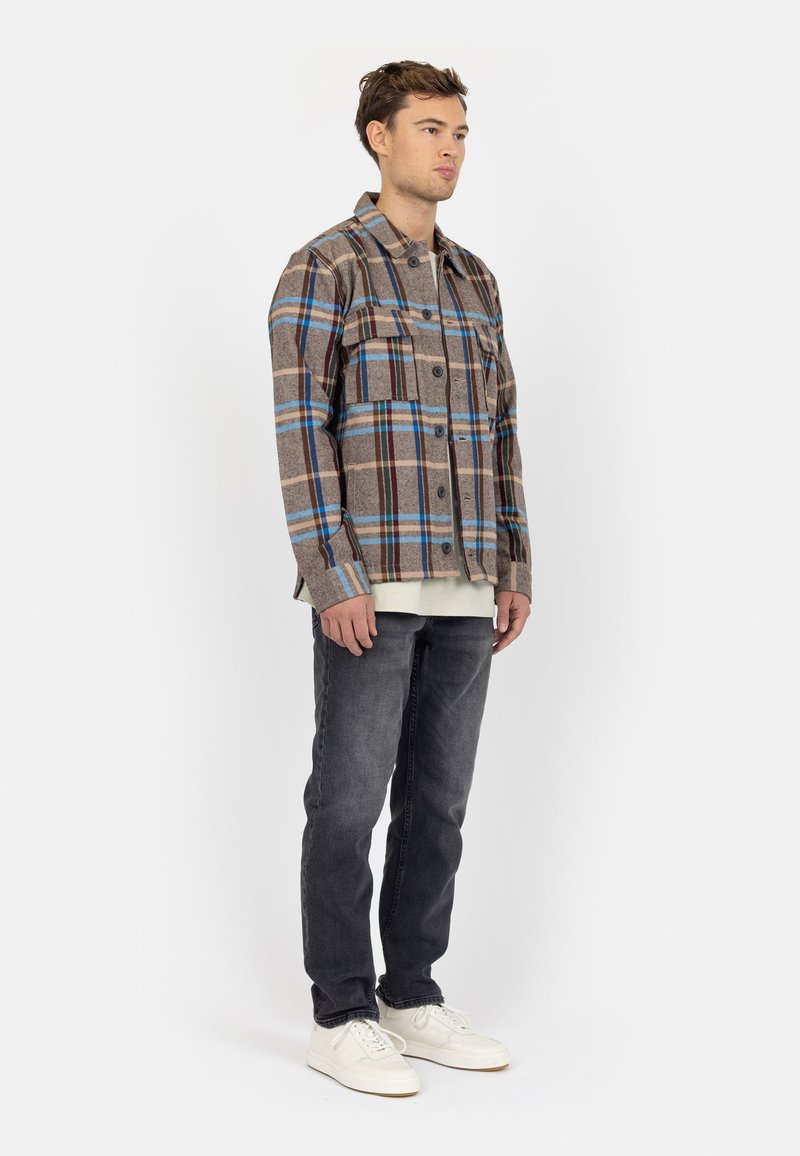 Denim Project POCKET - Leichte Jacke - Check Brown