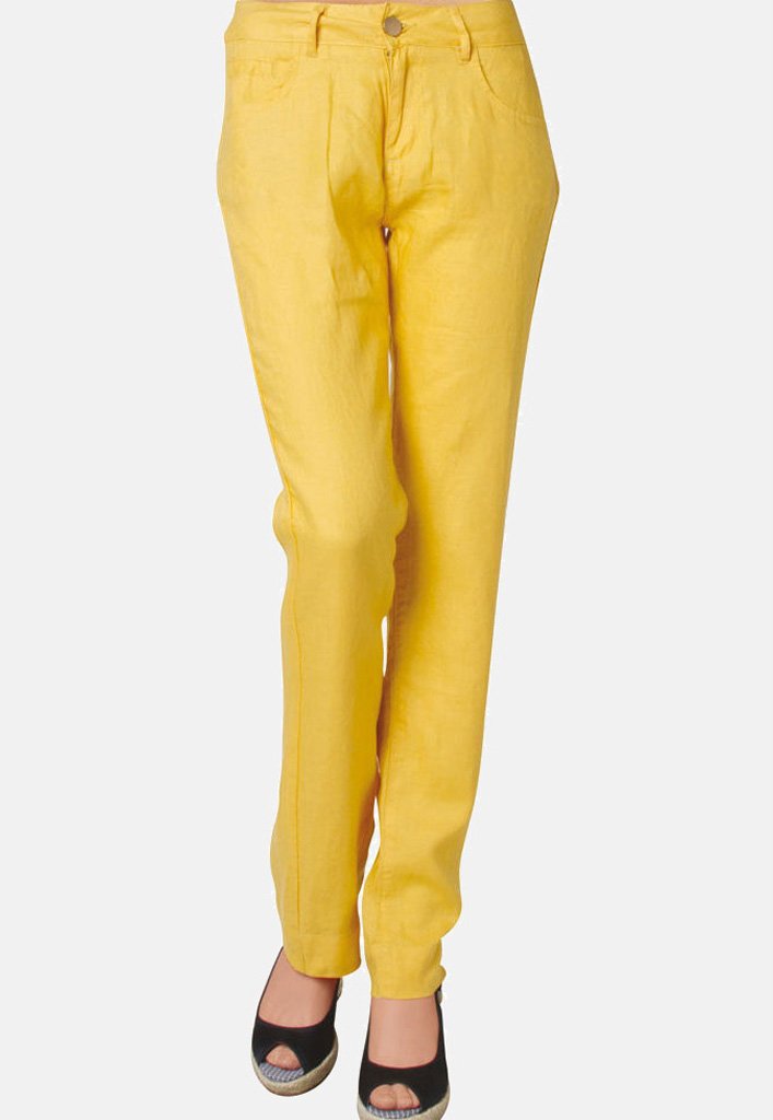  Stoffhose - Giallo Scuro