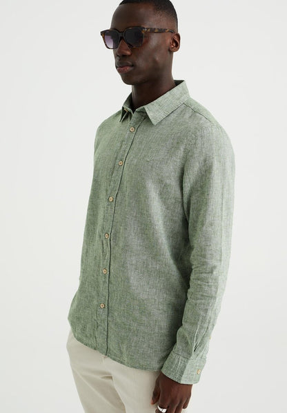 WE FASHION FIT VAN - Hemd - Green