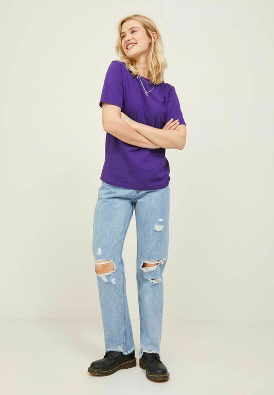 JJXX JXSEOUL MW RR - Jeans Straight Leg - Medium Blue Denim