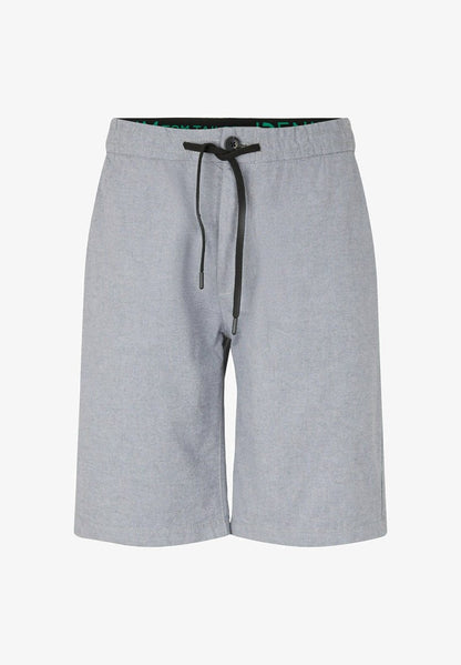 TOM TAILOR Denim Shorts - Medium Grey Yarn Dye Stripe