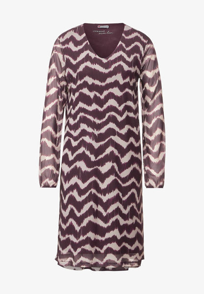 STREET ONE MIT PRINT - Freizeitkleid - Blau