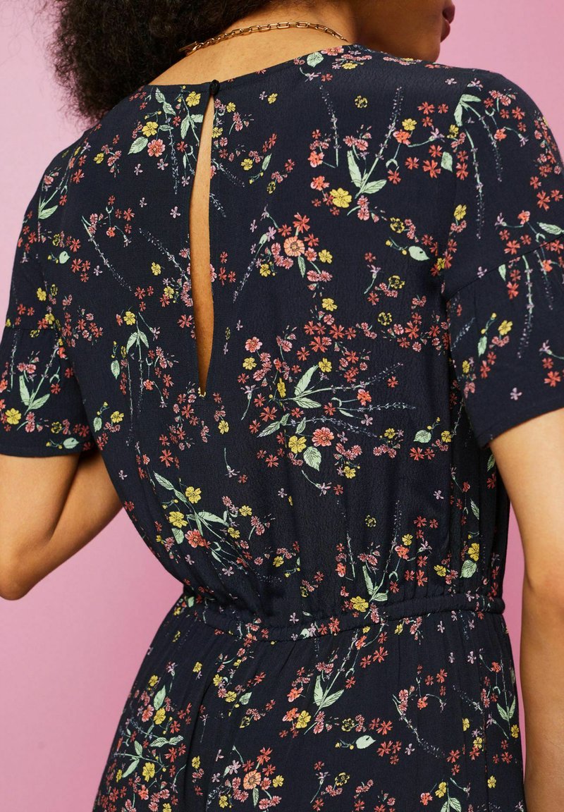 Edc By Esprit OVERALLS - Jumpsuit - Blue