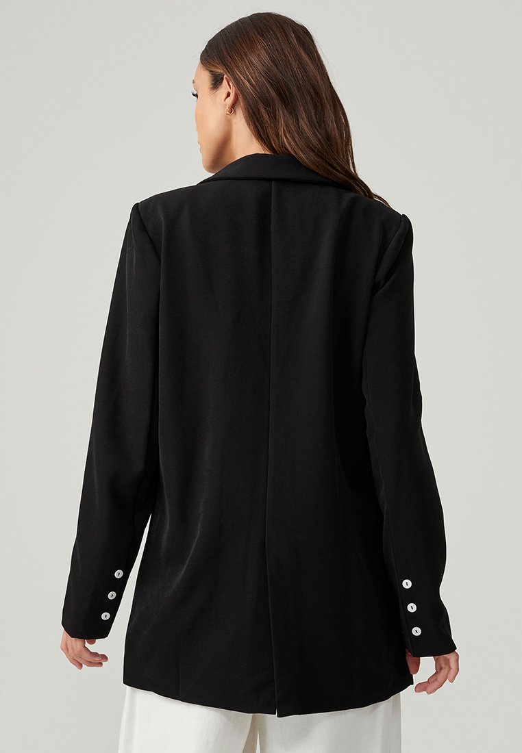  KATHY - Kurzmantel - Black
