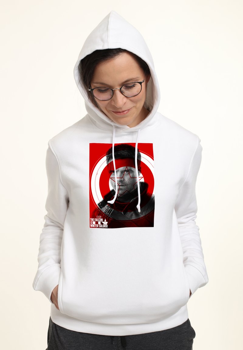 Henry Tiger AND THE WINTER SOLDIER WINTER SHIELD - Kapuzenpullover - White