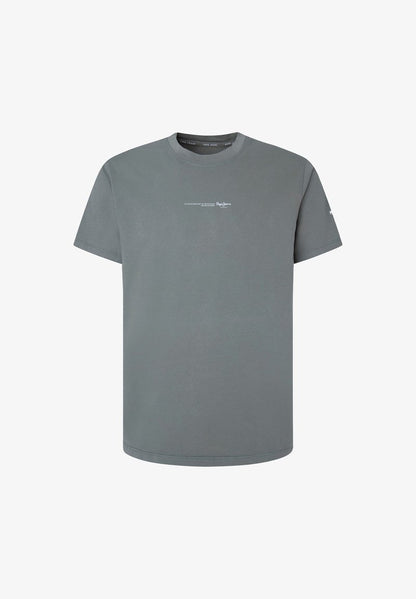 Pepe Jeans DAVID RUNDHALS KURZ - T-Shirt Print - Grau