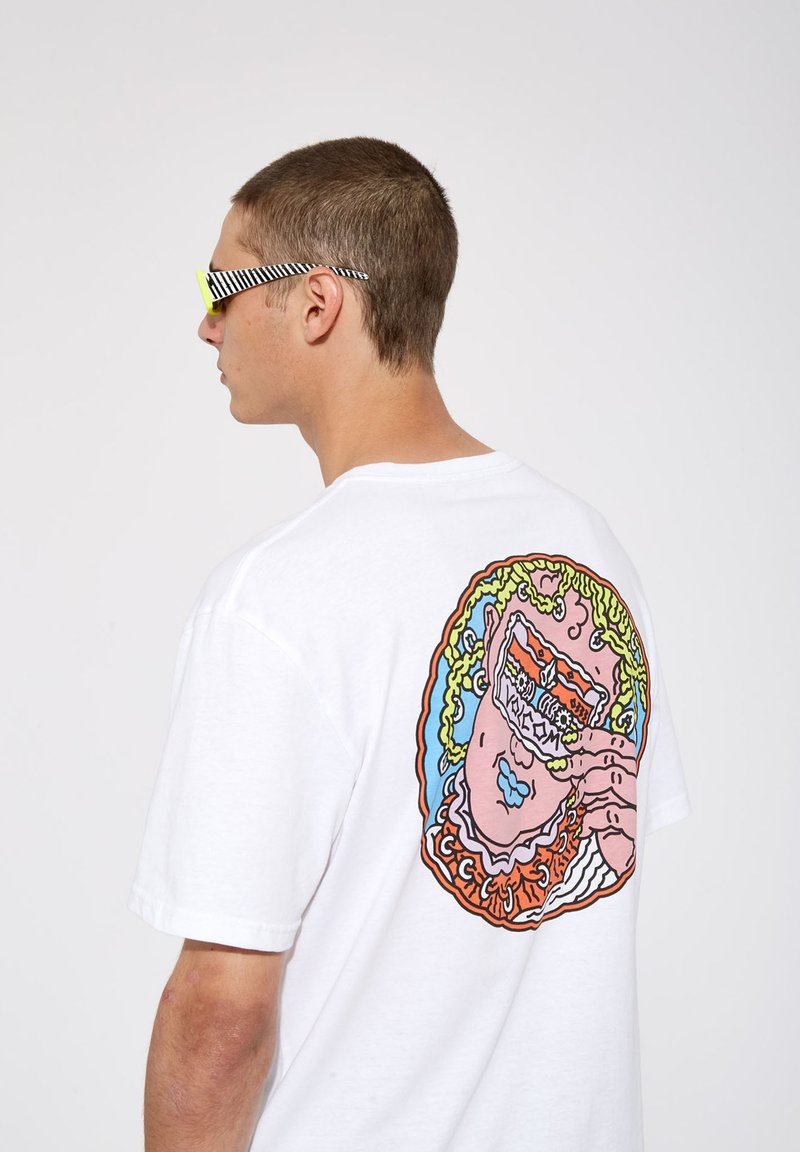 Volcom CONNECTED MINDS BSC SST - T-Shirt Print - White