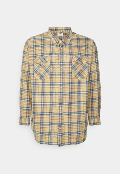  BIG RELAXED FIT WESTERN - Hemd - Beige/blue
