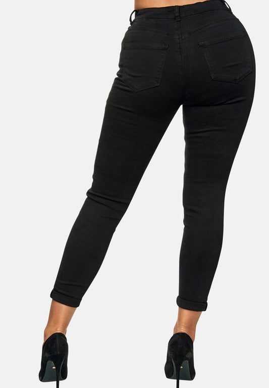  HIGHWAIST - Jeans Skinny Fit - Schwarz