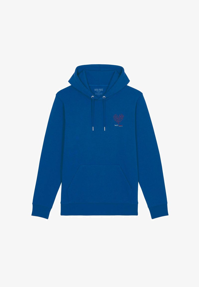  SWEET HEART EMBROIDERY UNISEX - Kapuzenpullover - White