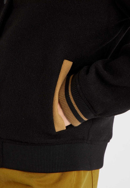  VARSITY-STYLE - Bomberjacke - Black Caml