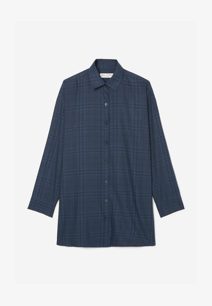 Marc O'Polo SLEEPSHIRT - Nachtwäsche Shirt - Nachtblau