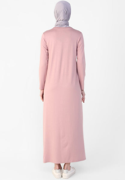  CREW NECK REFKA - Maxikleid - Pink