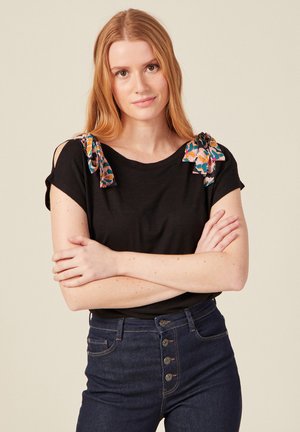  Kurzen Ärmeln - T-Shirt Basic - Beige