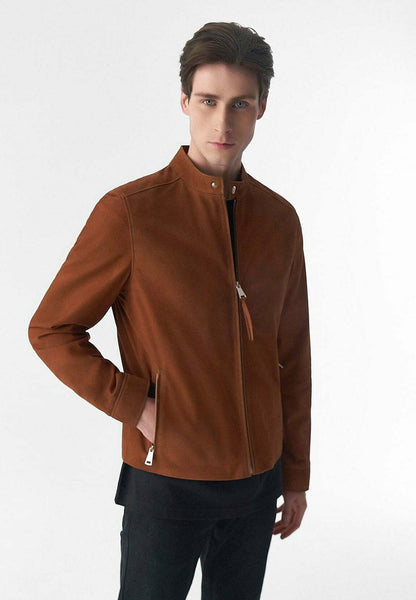  Lederjacke - Tan