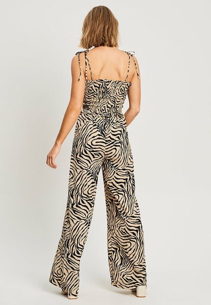 Calli JENNI - Jumpsuit - Beige Tiger