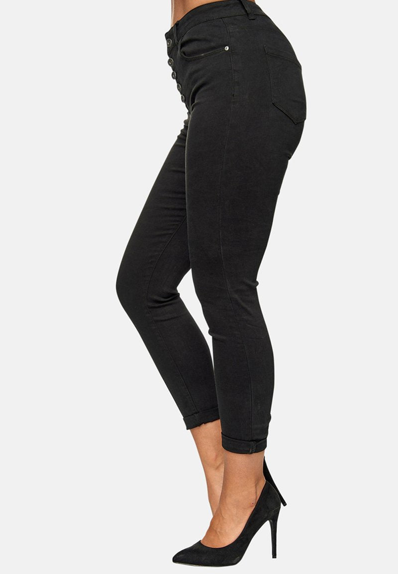  HIGHWAIST - Jeans Skinny Fit - Schwarz