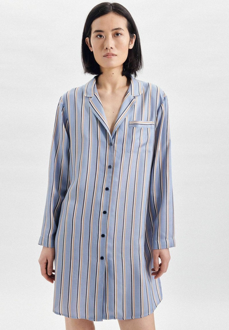 Seidensticker Nachthemd - Toasted Coconut Stripes