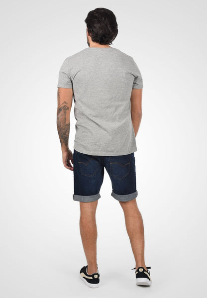 Indicode Jeans IDHALLOW - Jeans Shorts - Dark Blue