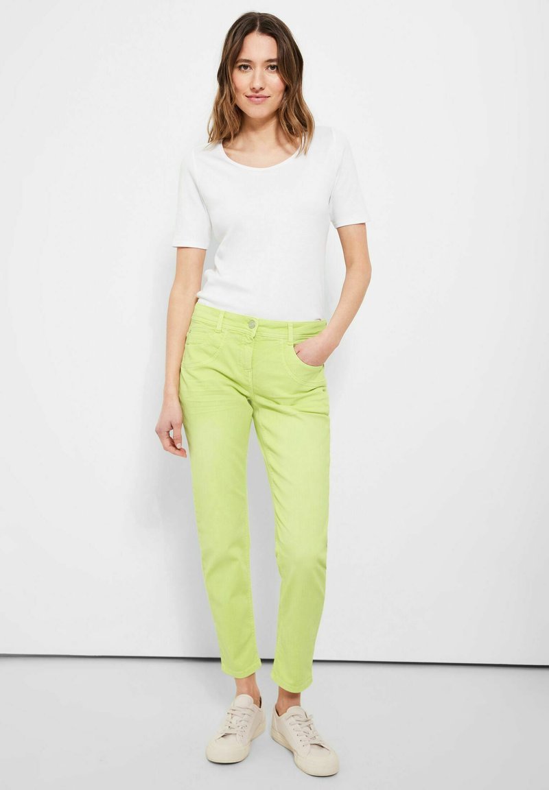 Cecil Jeans Slim Fit - Gelb