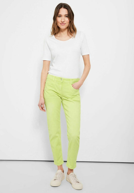 Cecil Jeans Slim Fit - Gelb