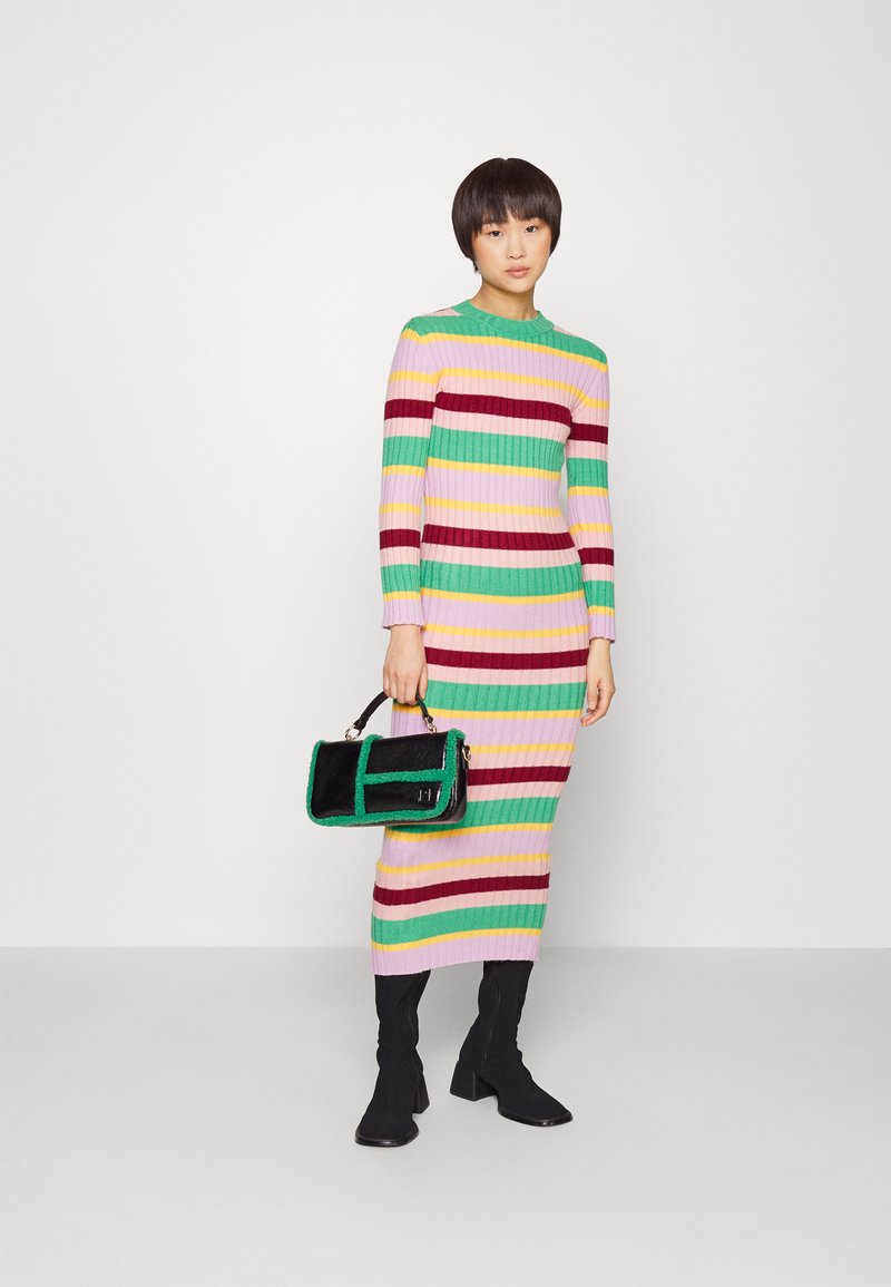 YASPEREGRINE DRESS - Strickkleid - Jelly Bean Multicolor