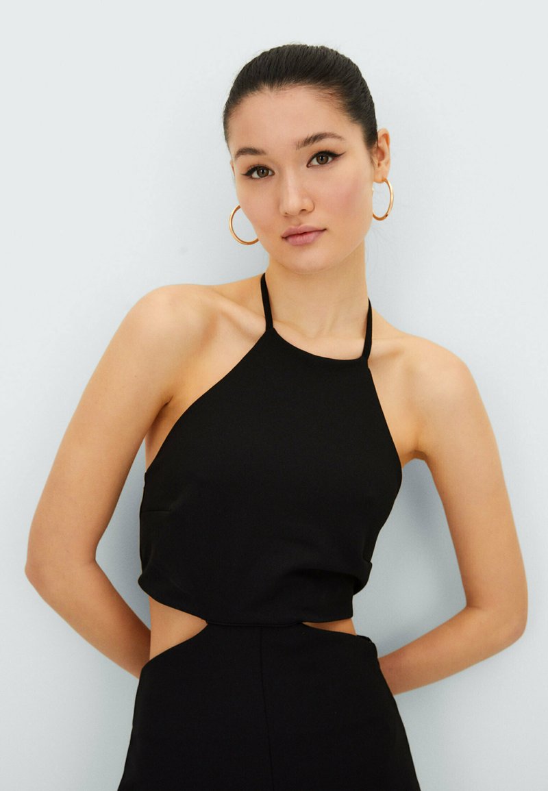 Stradivarius NECKHOLDER - Jumpsuit - Black