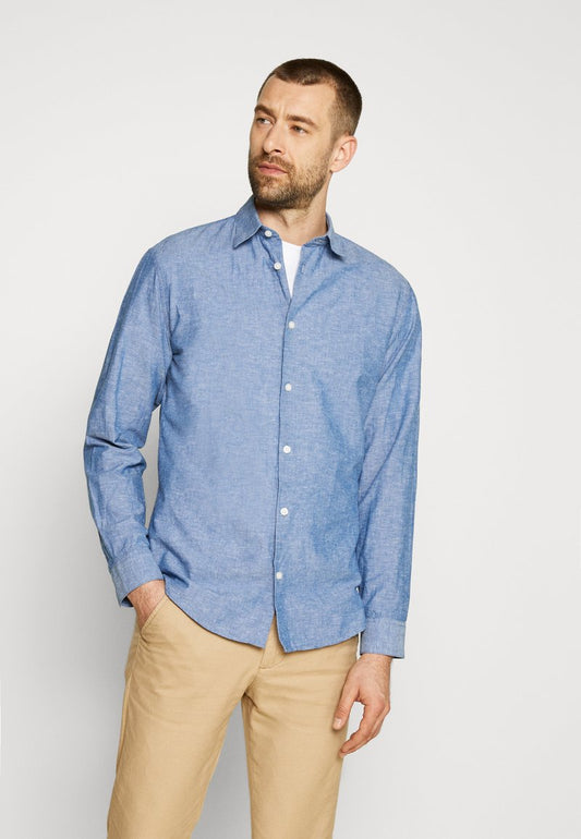 Selected Homme SLHSLIMNEW - Hemd - Medium Blue Denim