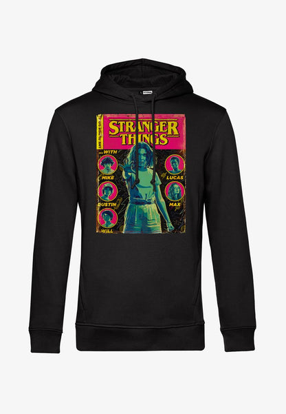 Henry Tiger STRANGER THINGS COMIC COVER - Kapuzenpullover - Black