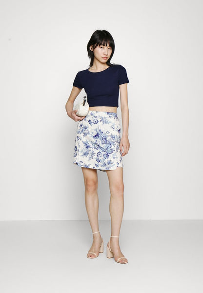 Vila VIPORCELINA SKORT - Wickelrock - Birch
