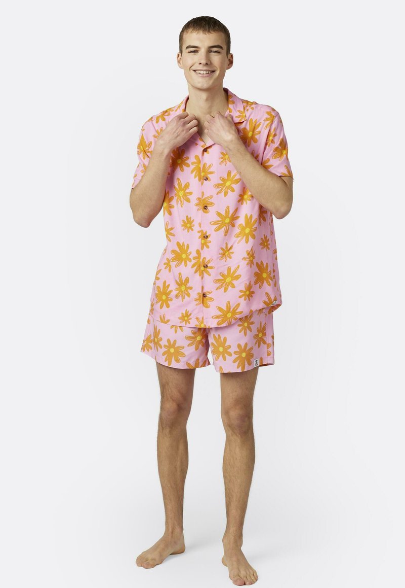  HUNKY IN BRIGHT FLOWER PRINT - Badeshorts - Pink