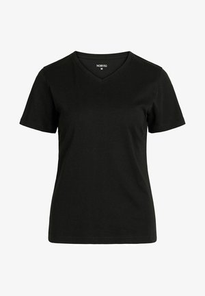  O NECK STRETCH - T-Shirt Basic - Black